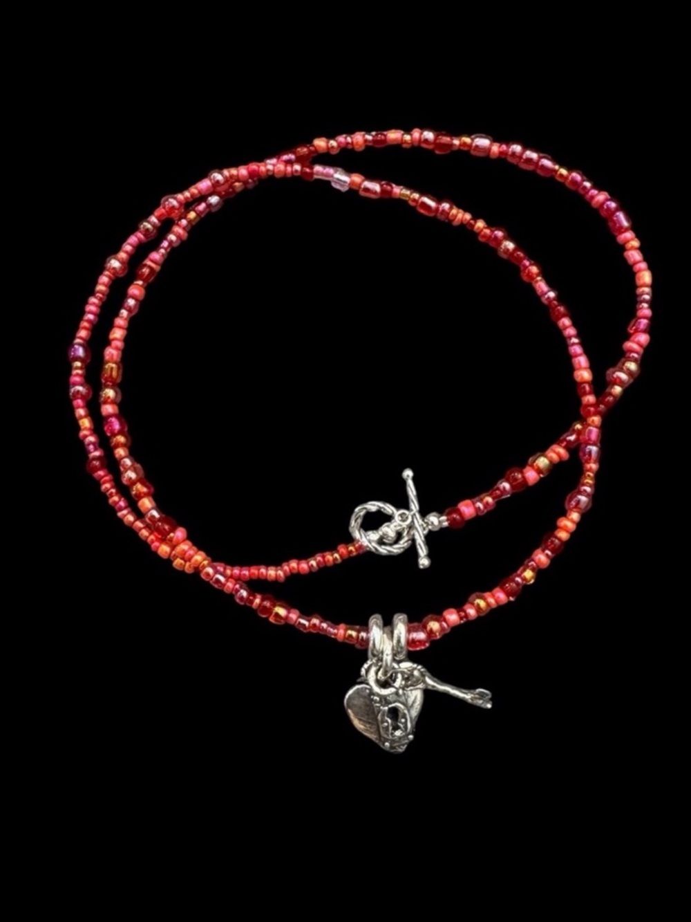Heart & Key Necklace.